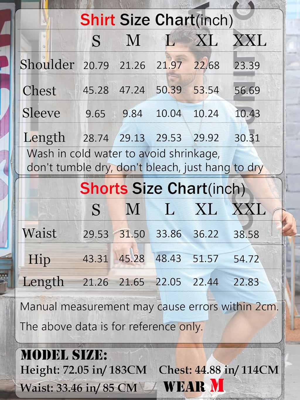 Men'S Short Sleeve Tracksuit Summer T Shirt & Shorts Set 2 Pockets Oversize Two Piece Casual Daily Duty-Off