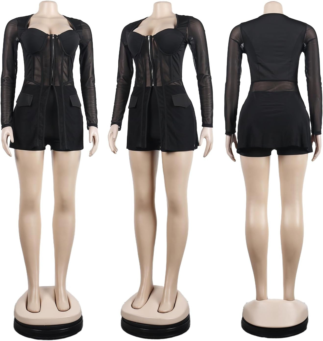 Women Sexy Elegant Bodycon Jumpsuit Going Out Romper Birthday Party Club Night Outfits