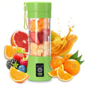 Compact, Travel Size, USB Rechargeable 6 Blades Design Portable Handheld Blender with Powerful Motor: Perfect for Smoothies, Shakes, Fruit/Veggie Juicer & Baby Food