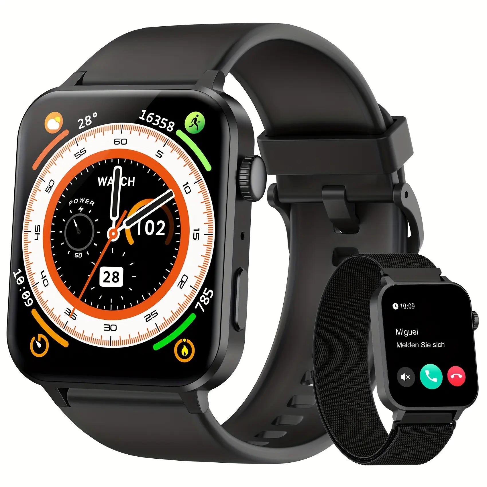 Multifunctional Smart Watch for Men & Women with HD Touchscreen, Daily Activity Tracker, Step Counter, Notification,Sports Watch
