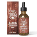 Beard Oil for Men - Natural Mens Beard Oil with Argan Oil and Jojoba Oil - Beard Softener, Strengthens and Moisturizes - Beard Conditioner for Men (Sandalwood, 1 Pack)