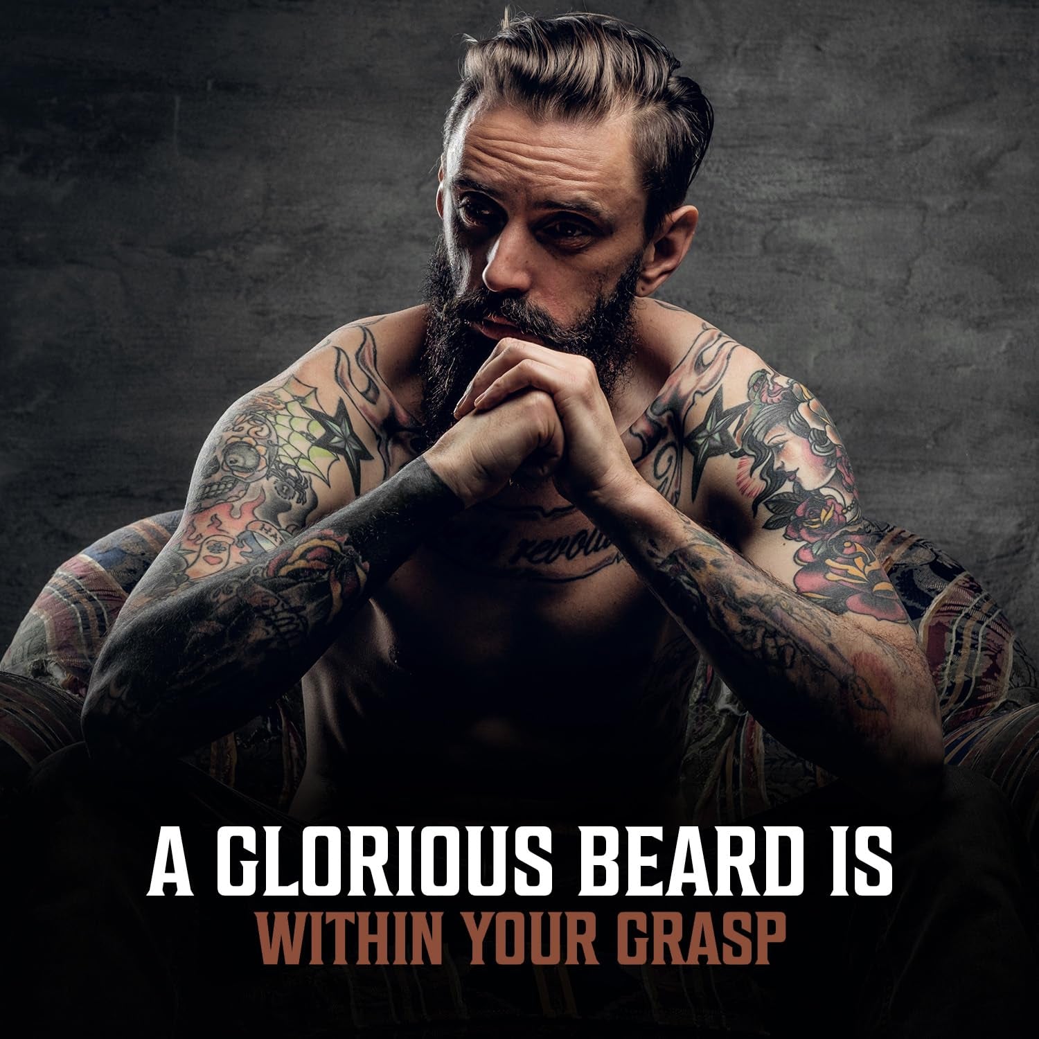 Beard Oil for Men - Natural Mens Beard Oil with Argan Oil and Jojoba Oil - Beard Softener, Strengthens and Moisturizes - Beard Conditioner for Men (Sandalwood, 1 Pack)