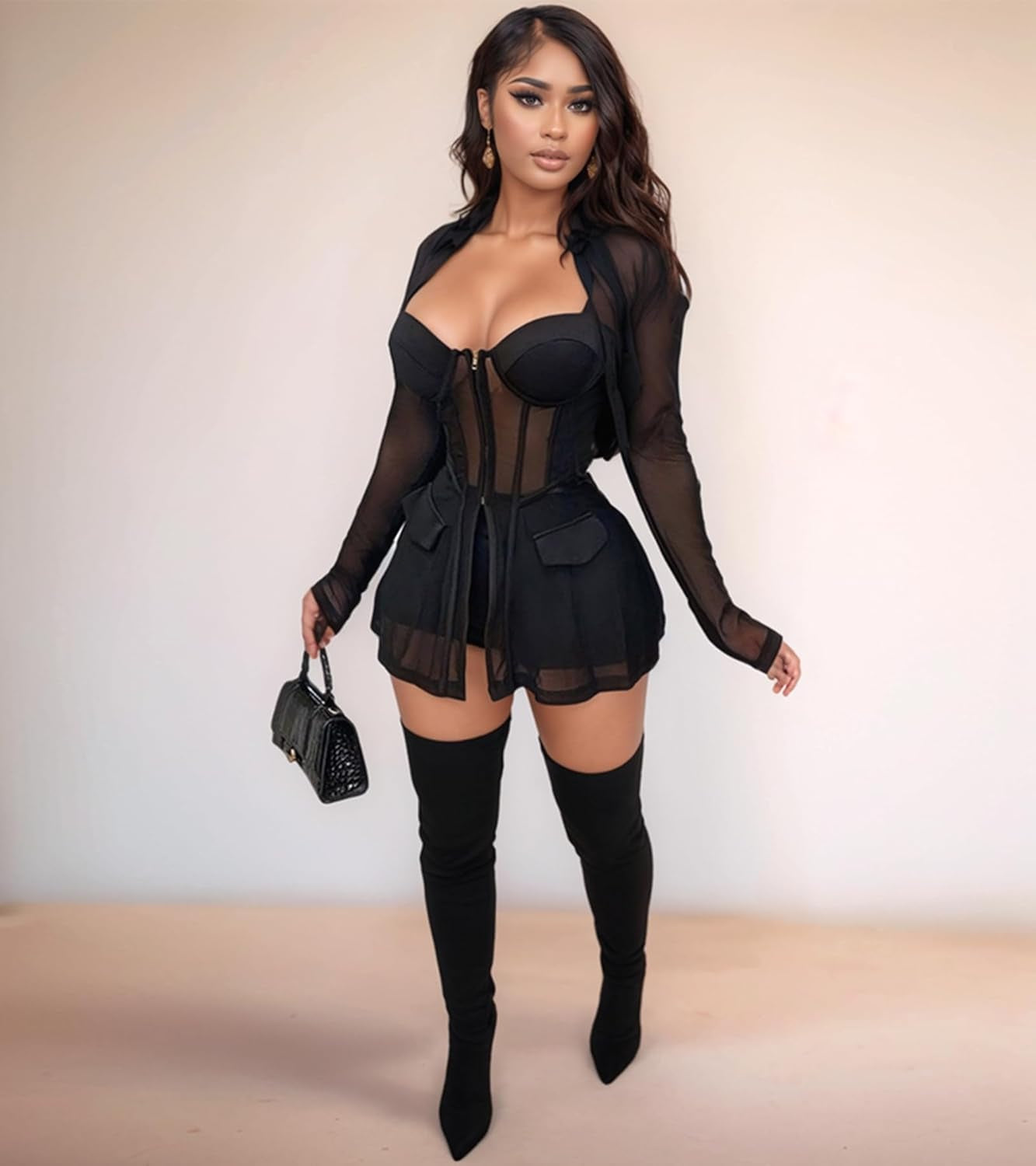 Women Sexy Elegant Bodycon Jumpsuit Going Out Romper Birthday Party Club Night Outfits